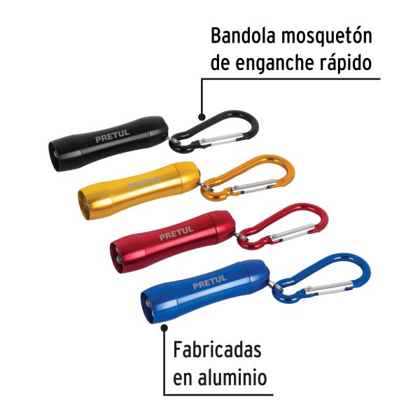 26003 - Linternas de 3 LEDS tipo llavero