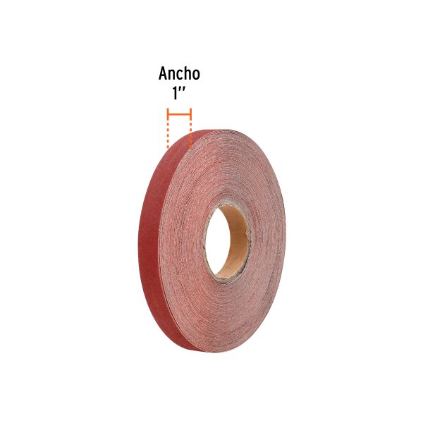11660 - Rollo de 45 m de lija para plomero grano 100 ancho 1'