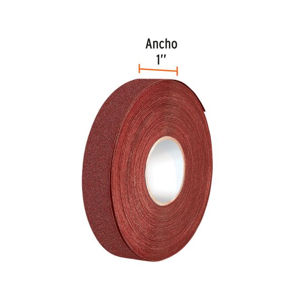 11662 - Rollo de 45 m de lija para plomero grano 120 ancho 1'