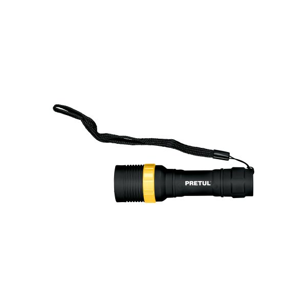 28019 - Linterna plástica 1 LED 40 lm de 1 pila AA, Pretul