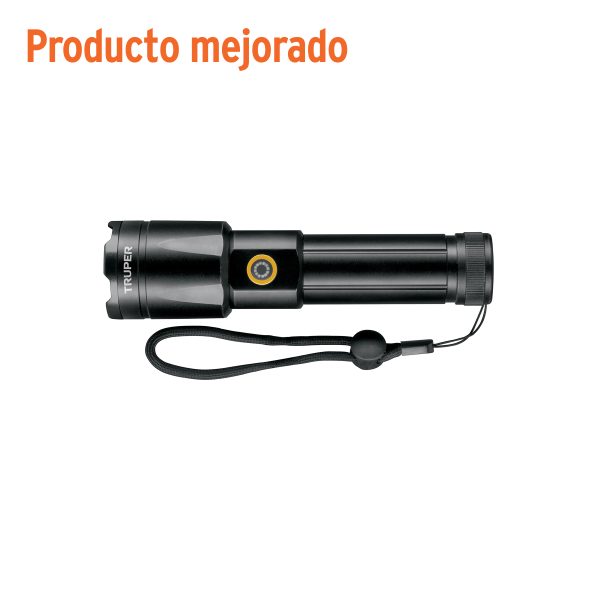 103100 - Linterna LED recargable, de aluminio, 1,200 lm, TRUPER