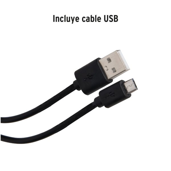 13415 - Linterna recargable con luz emergencia, 480lm, Truper Expert