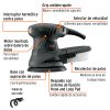15399 - Lijadora roto orbital 5', 260W, TRUPER INDUSTRIAL