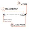 103544 - Llave combinada con matraca 1/4' flexible, Expert