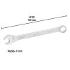 21905 - Llave combinada 11 mm x 150 mm de largo, Pretul
