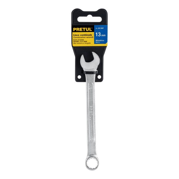 21907 - Llave combinada 13 mm x 170 mm de largo, Pretul