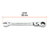 103448 - Llave combinada con matraca 14 mm flexible, Expert