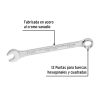 21883 - Llave combinada 7/16' x 150 mm de largo, Pretul
