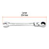 103550 - Llave combinada con matraca 5/8' flexible, Expert