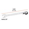 13549 - Llave combinada matraca reversible 5/8'x207 mm largo, Expert