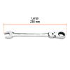 103551 - Llave combinada con matraca 3/4' flexible, Expert