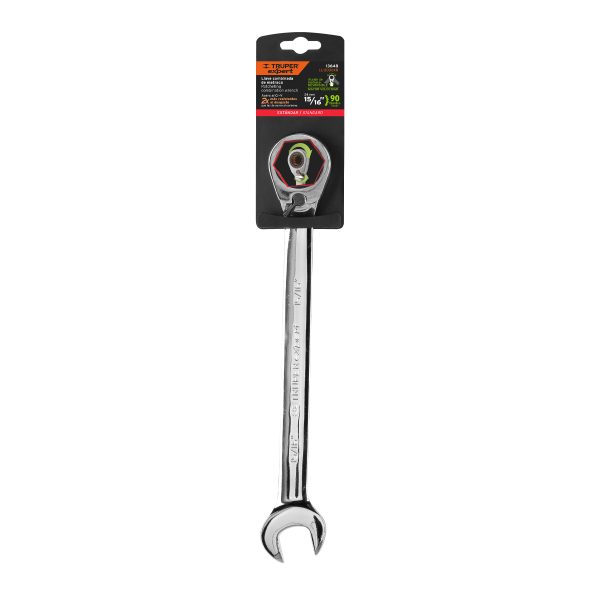 13648 - Llave combinada matraca reversible 15/16'x332mm largo,Expert