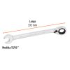 13648 - Llave combinada matraca reversible 15/16'x332mm largo,Expert
