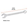 13819 - Llave combinada extralarga 34 mm x 454 mm de largo, Expert