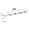 15666 - Llave combinada extralarga 2' x 509 mm de largo, Expert