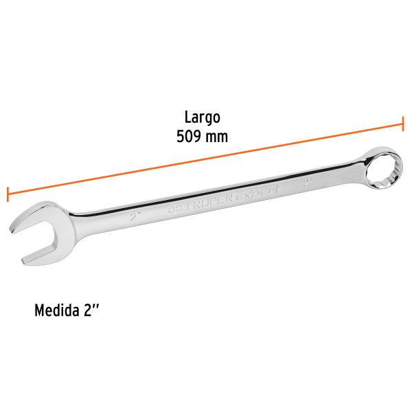 15666 - Llave combinada extralarga 2' x 509 mm de largo, Expert