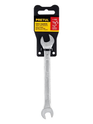 21953 - Llave española, 7/16 x 1/2' x 172 mm de largo, PRETUL