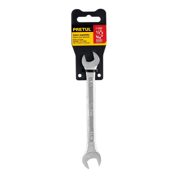 21954 - Llave española, 1/2 x 9/16' x 172 mm de largo, PRETUL