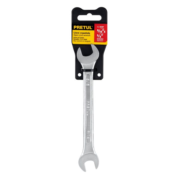 21955 - Llave española, 9/16 x 5/8' x 185 mm de largo, PRETUL