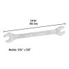 21955 - Llave española, 9/16 x 5/8' x 185 mm de largo, PRETUL