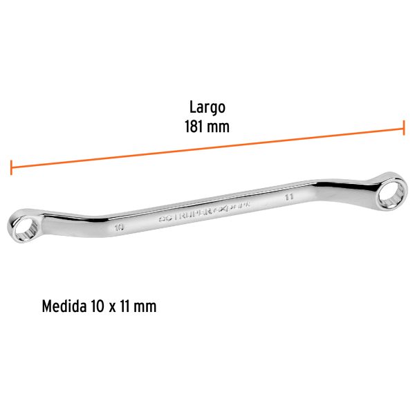 15761 - Llave de estrías 10 x 11 x 181 mm largo, Truper Expert