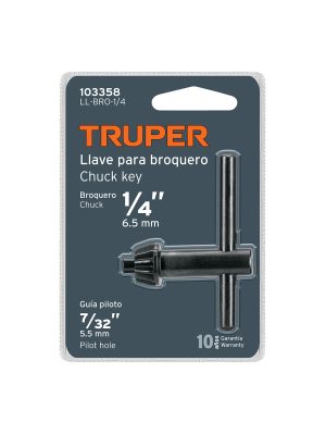 103358 - Llave para broquero de 1/4', TRUPER