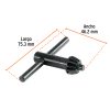 103358 - Llave para broquero de 1/4', TRUPER