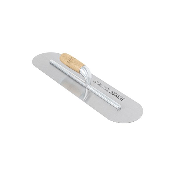 102680 - Llana canto redondo 20' x 5' con mango de madera, Truper