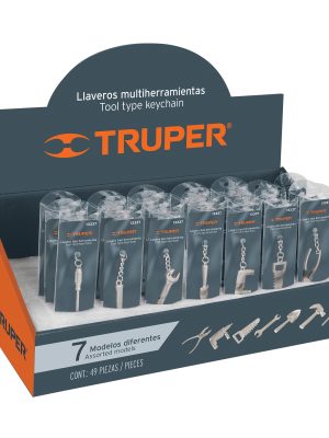 13337 - Llaveros tipo herramienta, 49 piezas surtidas