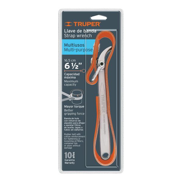 15818 - Llave de banda de hule 1-1/2' a 6-1/2' para filtro de aceite