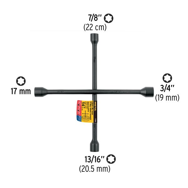 21800 - Llave de cruz para automóviles y camionetas, 14' PRETUL