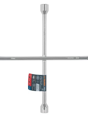 102634 - Llave de cruz 16' pulida y cromada, TRUPER