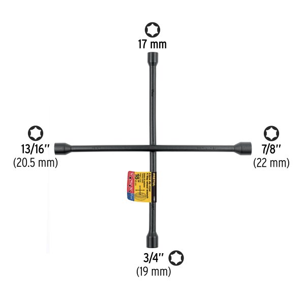 21801 - Llave de cruz para automóviles y camionetas, 18' PRETUL