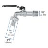 49079 - Llave de esfera, de zinc, 110 gr, entrada 1/2', Foset Basic