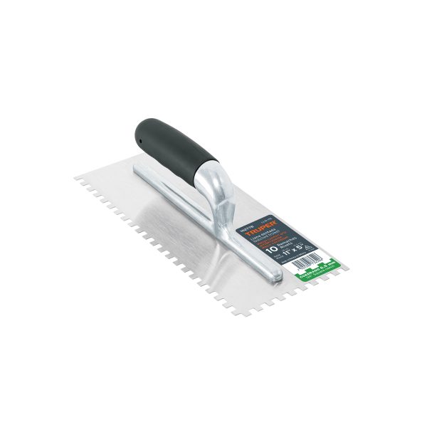 102778 - Llana 11' dentado cuadrado 1/4', 10 remaches, mgo comfort