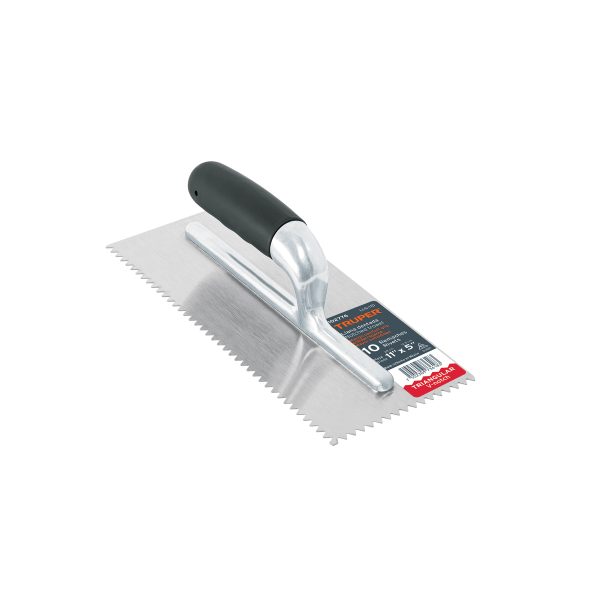 102776 - Llana 11' dentado triangular, 10 remaches, mgo comfort grip