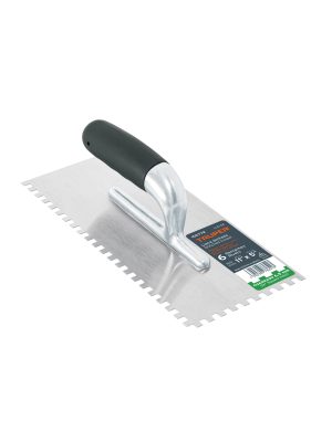 102779 - Llana 11' dentado cuadrado 1/4', 6 remaches, mgo comfort