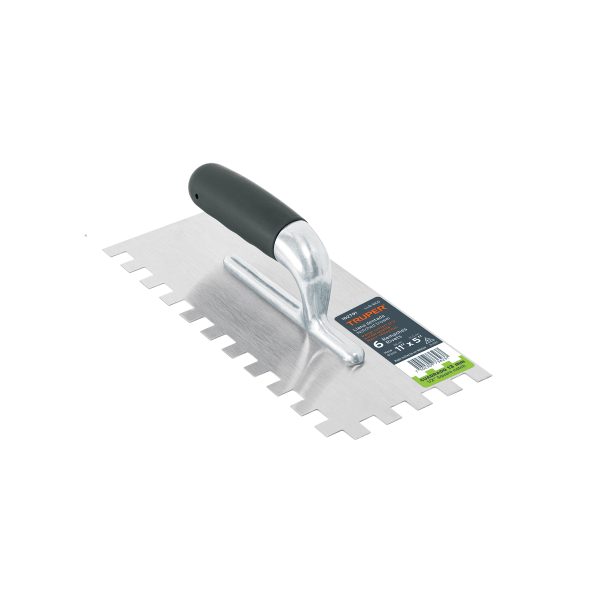 102791 - Llana 11' dentado cuadrado 1/2', 6 remaches, mgo comfort