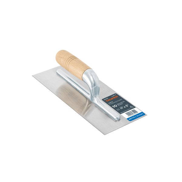 15400 - Llana 11' canto recto, 10 remaches, mgo madera, Truper