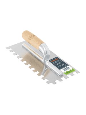 102704 - Llana 11' dentado cuadrado 1/2', 10 remaches, mgo madera