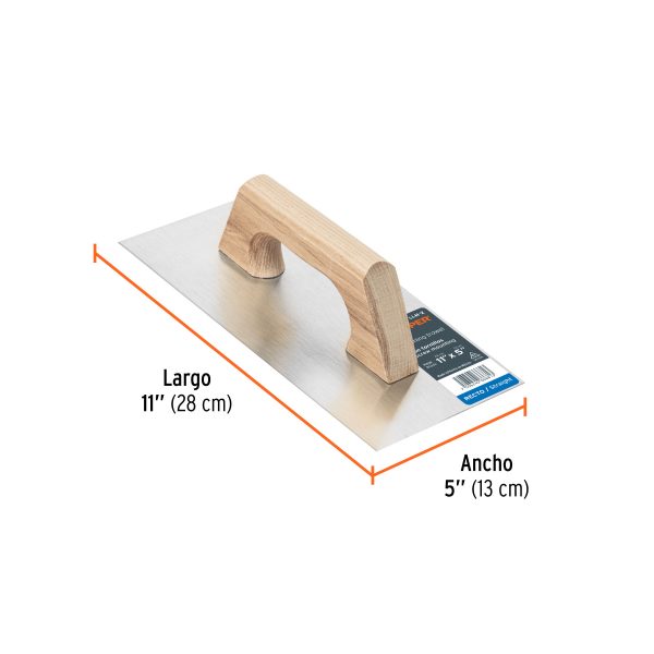11392 - Llana 11' canto recto, tipo español, mgo madera, Truper