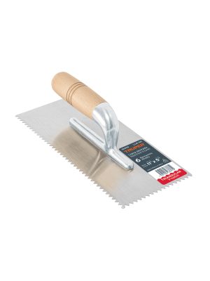 15409 - Llana 11' dentado triangular, 6 remaches, mgo madera, Truper