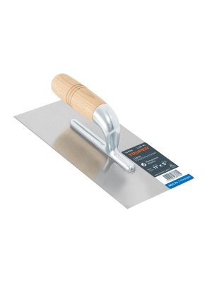 15406 - Llana 11' canto recto, 6 remaches, mgo madera, Truper