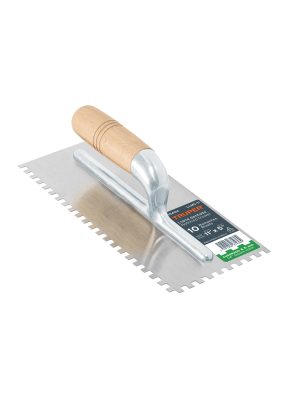 15404 - Llana 11' dentado cuadrado 1/4', 10 remaches, mgo madera