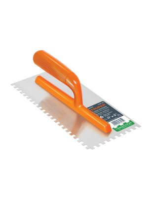 15413 - Llana 11' dentado cuadrado 1/4', 6 remaches, mgo plástico