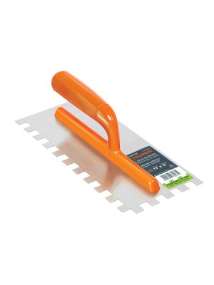 102702 - Llana 11' dentado cuadrado 1/2', 6 remaches, mgo plástico