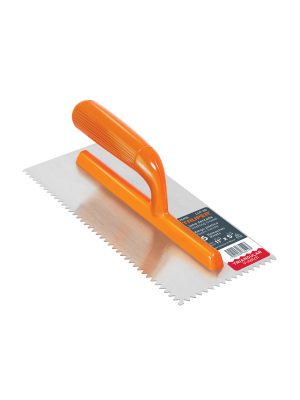 15415 - Llana 11' dentado triangular, 6 remaches, mgo plástico