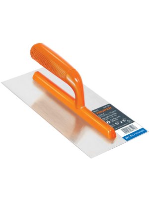 15412 - Llana 11' canto recto, 6 remaches, mgo plástico, Truper