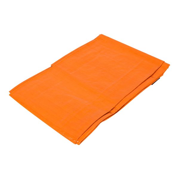 23755 - Lona de polietileno 2 x 3 m, naranja, 110 g/m2, PRETUL