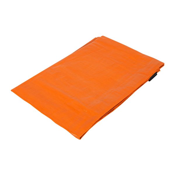23756 - Lona de polietileno 3 x 3 m, naranja, 110 g/m2, PRETUL